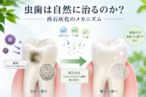 虫歯は自然に治るのか？