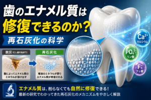 歯のエナメル質の修復