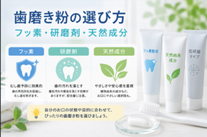 歯磨き粉の選び方