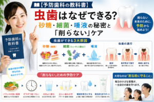 虫歯は何故できる？